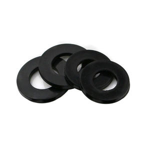 Manchon isolant électrique personnalisé en laiton et bronze, <span class=keywords><strong>rondelle</strong></span> plate en plastique POM Nylon blanc/noir DIN125 - Product Image 4