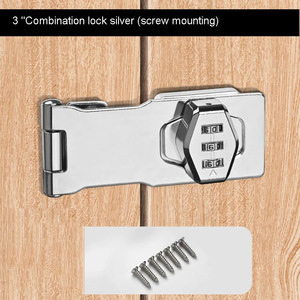 Anti-Theft Password Door <b>Lock</b> for 3/4/5/6Inch <b>Cabinets</b> File & Clothing <b>Cabinets</b> Refrigerator Doors-Iron Key Material - Product Image 5