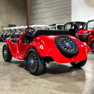 Vehículo Eléctrico Clásico Rojo de 2 Plazas, Mini, Popular, para Turismo y Recreación, con Batería de Litio, para Resorts - Product Image 6