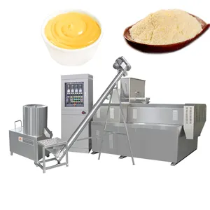Máquina automática de fabricación de alimentos para bebés, línea de producción de harina de 200 kg/h de g/h