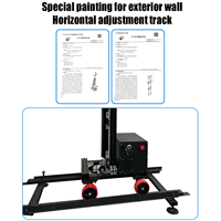 Máquina impresora de pared Vertical automática 2 en 1, tinta 3D Uv para pared y suelo, arte de pared Exterior interior, placa de Metal para exteriores