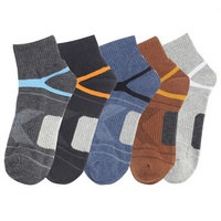 Chaussettes bateau décontractées pour hommes en Spandex/Nylon/Coton, séchage rapide, respirantes, sportives, vente en gros directe d'usine