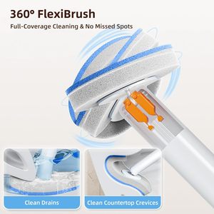 Lot de 1 ensemble de brosses de toilette jetables avec 24/40 têtes et tablettes parfumées pour le nettoyage de la cuvette - Vente en gros - Product Image 2