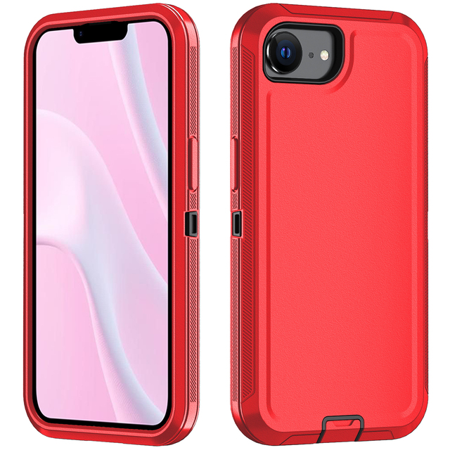 Defend Case for iPhone 17 16 15-Full Body Heavy Duty 3-Layer PC Shockproof Protective Cover for iPhone 16E