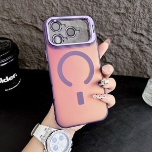 Funda Magnética IMD para iPhone 14 Pro Max 15 16 Plus, Protector de Lente, Soporte, Protección Completa a Prueba de Golpes, Compatible con iPhone 12 - Product Image 1