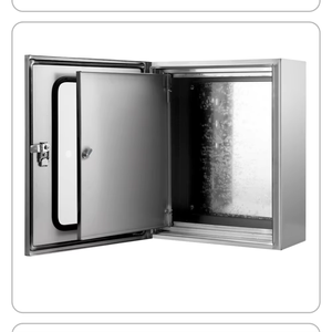 صندوق أدوات من الفولاذ المقاوم للصدأ 201 بباب مزدوج الطبقات، صندوق كهربائي داخلي للتحكم مثبت على السطح - Product Image 3