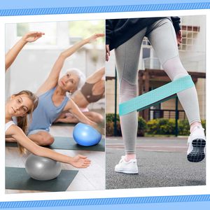 CZFIT Better Portable Yoga Pilates Kit Home <b>Workouts</b> with Yoga Ball Figure Resistance <b>Band</b> & Accessories Pilates Ring - Product Image 6