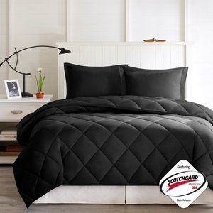 DB 3m Scotchgard geri dönüşümlü aşağı alternatif yorgan seti elmas kapitone çift yatak boyutu - Product Image 6