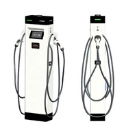 CE kommerzielle Doppel pistolen 7kW 22kW Level 2 Smart AC Ladestation