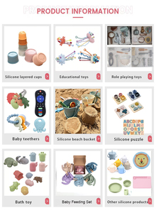2 Stück Silikon-Beißringe für Babys, BPA-frei, weiche Beißringe-<span class=keywords><strong>Set</strong></span> für Jungen und Mädchen von 0-24 Monaten - Product Image 6