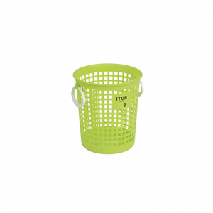 Inomata Panier de rangement rond vert pour anneaux - Product Image 1