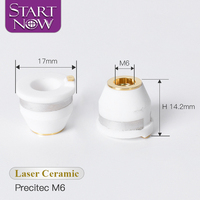 Anillo de Cerámica Láser Startnow para Precitec 2.0 KT XB P0595-94097/M5/6, Piezas de Repuesto para Soporte de Boquilla de Cabezal de Máquina de Corte por Láser de Fibra