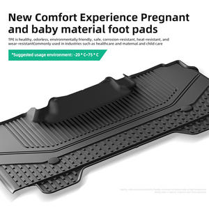 Tapis de sol de voiture en <span class=keywords><strong>TPE</strong></span> écologique imperméable à l'eau, 3 pièces, 19-24 Dodge Ram 1500, 3,5 mm d'épaisseur, motif uni - Product Image 3