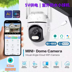 Caméra PTZ WiFi sans fil ICsee 1080P avec stockage cloud, vision nocturne, surveillance intérieure et extérieure - Product Image 5