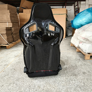 Sedile da corsa modificato CS30 con schienale in fibra di vetro e fibra di carbonio, sedile a guscio che migliora comfort ed estetica - Product Image 5