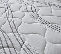 Matelas à ressorts ensachés orthopédiques respirant de taille unique, nouveau design, pour ferme, avec style tendance en gros