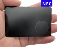 Carte métallique NFC noir mat haut de gamme modifiable UID NFC carte métallique d'affaires adaptée aux gens d'affaires haut de gamme