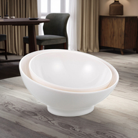 Offre Spéciale blanc couleur réutilisable grand mélamine incliné saladiers