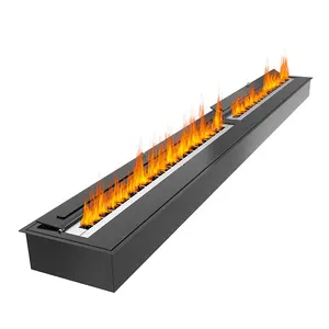 24 Liters Insert Fire Place Bio Heater Fuel Eco-flame Linear Gas Indoor Electric Fireplace Grate