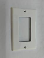 Plaque murale PC blanche de haute qualité pour interrupteur simple américain 1 poste et prise simple