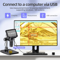Mikroskop Digital Industri 43-inci MK5 dengan Lampu Isi, untuk Perbaikan Motherboard, Inspeksi PCB, Analisis Mineral, Definisi Tinggi