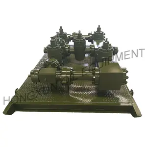 Mỏ dầu wellhead thiết bị cũng khoan Choke Manifold/3-1/16 "10000psi áp lực cao cũng thử nghiệm Manifold