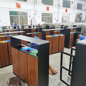 Açık Metal ve ahşap çevre dostu büyük boy çöp kutuları geri dönüşüm kutuları çöp kutuları kompost çözümleri - Product Image 6