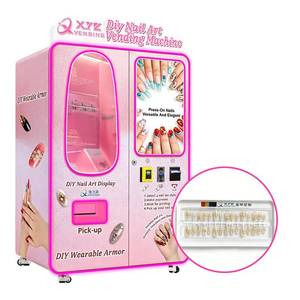 Máquina Expendedora de Uñas Postizas con Pantalla Táctil LED de 32 Pulgadas, Diseño Personalizado, Impresora de Arte de Uñas para Centros Comerciales - Product Image 1