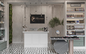 Custom Cosmetic Shop Showcase | Elegant Makeup Display <b>Shelf</b> for Beauty Salon & Skincare Shop - Product Image 5