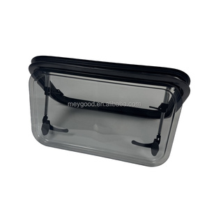 <span class=keywords><strong>Prix</strong></span> <span class=keywords><strong>d</strong></span>'usine Cadre en aluminium Coin rond RV Voyage Remorque Fenêtre latérale avec verre acrylique plat externe - Product Image 1