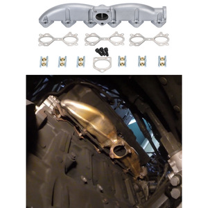 ท่อร่วมไอเสียเครื่องยนต์ Poyracing สำหรับ Bmw E46 E60 E61 Oem 11627788422 ท่อตรงอะไหล่ทดแทน - Product Image 5
