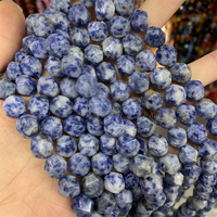 Hui Rui gros diamant 10mm perles de pierres précieuses à facettes coupe ronde perles de pierre d'agate naturelle pour la fabrication de bijoux