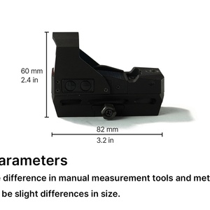 BANGBANG Reflex Red Dot Sight 1X à énergie solaire, 9 niveaux de luminosité optique, tourelles réglables par outil pour l'entraînement en extérieur - Product Image 5
