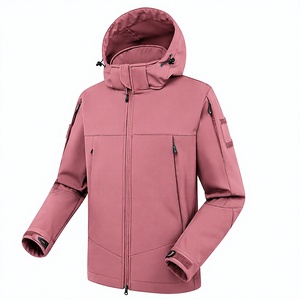 Chaqueta SoftShell al por mayor de marcas estadounidenses, chaqueta de senderismo ligera, chaqueta transpirable, logotipo personalizado, MOQ bajo - Product Image 1