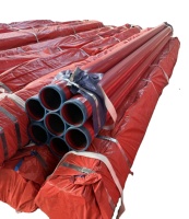 Tuyaux d'incendie rainurés certifiés UL/FM, peints à l'époxy rouge, conformes ASTM A79 Sch10 Sch40, 5,8 m 6 m, pour sprinklers anti-incendie