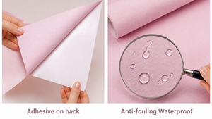 Papel Tapiz Vinílico para Decoración del Hogar, Liso, Texturizado, <span class=keywords><strong>de</strong></span> Color Sólido, Autoadhesivo, <span class=keywords><strong>de</strong></span> PVC, Impermeable, en Rollos - Product Image 6