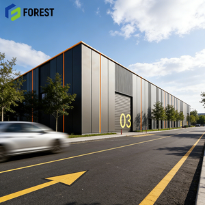 Bâtiment d'entrepôt industriel préfabriqué de qualité supérieure avec structure en acier et bureau intégré sur mezzanine, certifié ISO9001 - Product Image 1