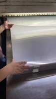 Film plastique rigide A2 A3 A4 personnalisé en relief feuille de PVC transparente rouleau de PVC pour impression offset UV sérigraphie