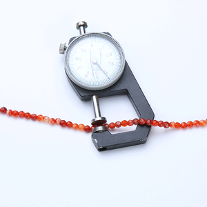 Perles de pierres précieuses en agate et en cornaline naturelles de luxe, taille brillante, hauteur de 8 mm, pour la fabrication de bijoux, qualité supérieure - Product Image 2