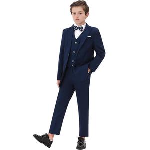 Ensemble <span class=keywords><strong>de</strong></span> costume formel pour enfants : gilet, blazer, smoking, <span class=keywords><strong>tenue</strong></span> <span class=keywords><strong>de</strong></span> fête pour l'automne et l'<span class=keywords><strong>hiver</strong></span>, costume <span class=keywords><strong>de</strong></span> spectacle pour enfants, 4 pièces - Product Image 5
