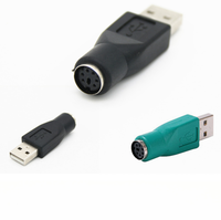 Adaptateur USB mâle vers PS2 femelle convertisseur connecteur USB pour PC vers PS 2 clavier souris