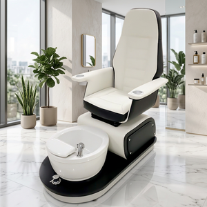 Chaise de spa chauffante de luxe pour les pieds avec massage par vibration pour salon de pédicure et thérapie bien-être - Product Image 1