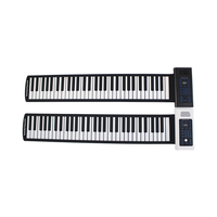 Factory BR-A61 Kids Electronic Organ Hand Roll Piano Keyboard Musical Instruments Foldable Piano With 61 Keys