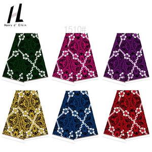 Poliestere con stampa tropicale geometrica traspirante <span class=keywords><strong>per</strong></span> camicie e pantaloncini estivi - Product Image 2