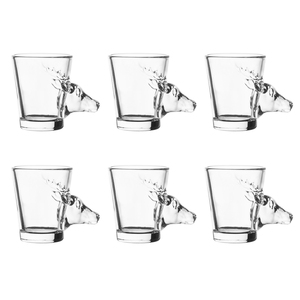Vaso de <span class=keywords><strong>Whisky</strong></span> Creativo con Diseño de Cabeza de <span class=keywords><strong>Ciervo</strong></span> 3D, 60 ml, 2 oz, Vaso de Cristal con Cabeza de Animal para Bar, Pub, Fiesta, Boda, Regalo, Copa para Beber - Product Image 6