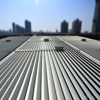 OEM ODM Moderne Lamelles d'aluminium verticales pour façade rideau, à économie d'énergie, ventilées, décoratives, résistantes aux intempéries et au chaleur