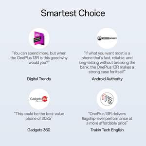 OnePlus 13R Nebula Noir, Teléfono Inteligente 5G Desbloqueado de Fábrica, Doble SIM, 256 GB de ROM, 12 GB de RAM, Juegos, 120 Hz, 6000 mAh, Versión Internacional - Product Image 5