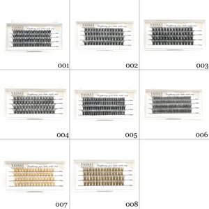 Nuovo Kit di ciglia segmentate Diye Clsuer rosa unico Kit di ciglia fai da te pretagliato personalizzato - Product Image 5