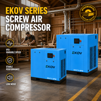 Compresseur d'air industriel à vis 55 kW 75 kW 90 kW 110 kW 8 bars 10 bars 13 bars à service continu pour usage en usine de carreaux de céramique