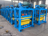 Machine à fabriquer des blocs creux en béton et des briques en ciment Weida QTJ4-40 - Ligne de production de briques de pavage solides 380V/400V Garantie 1 an